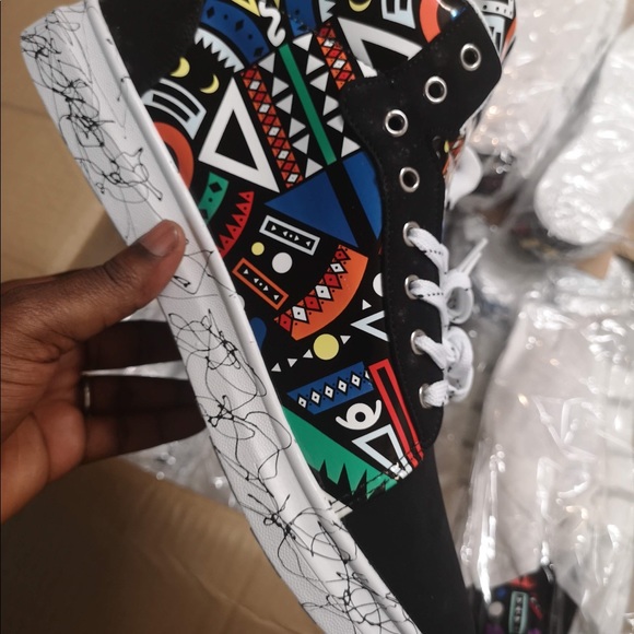 Jejelove African Tribal High tops shoe - Picture 3 of 3
